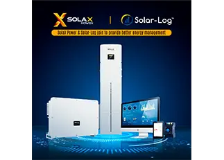 Solax Power và Solar-log tham gia để cung cấp quản lý năng lượng tốt hơn